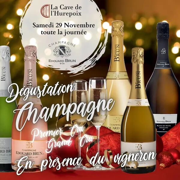 Dégustation champagne de fête