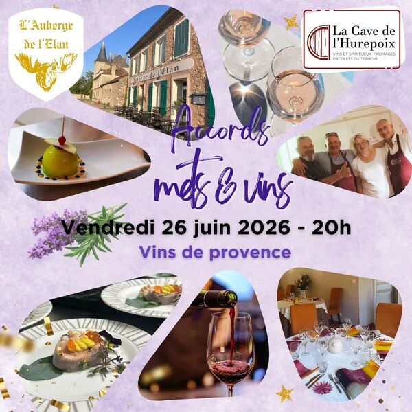 Soirée accords mets et vins de Provence