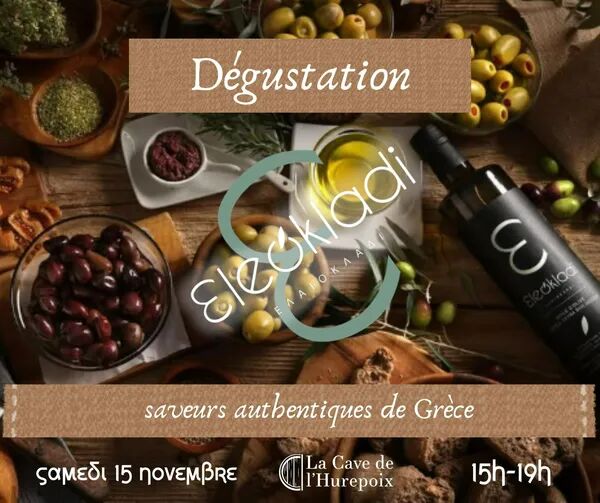 Dégustation produits grecs