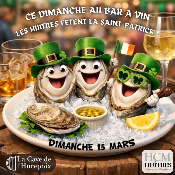 Huitres et whiskey pour la Saint-Patrick