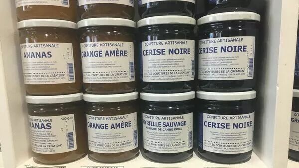 Confiture artisanale de Savoie "les confitures de la création"