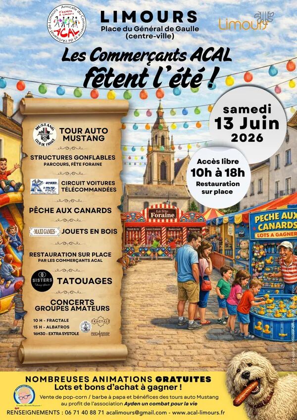 Les commerçants Acal fêtent l'été