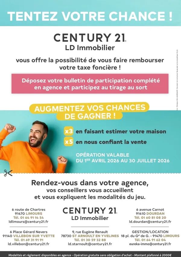 Jeu concours Century 21 LD Immobilier