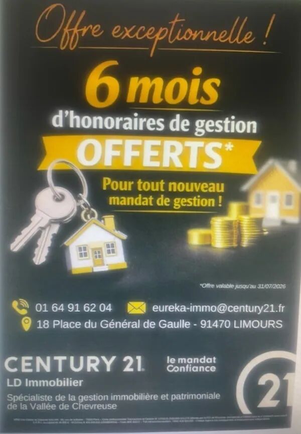 6 MOIS DE GESTION OFFERTS POUR TOUT NOUVEAU MANDAT DE GESTION 