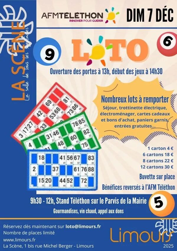 Ce dimanche le Téléthon est à Limours