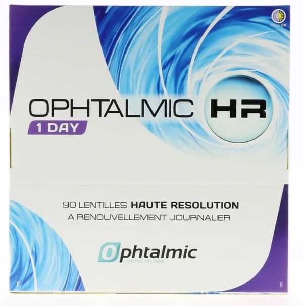 OPHTALMIC HR 1 DAY SPHERIC 90L