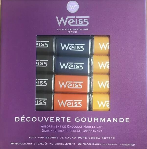 Coffret 36 Napolitains Découverte Gourmande Weiss